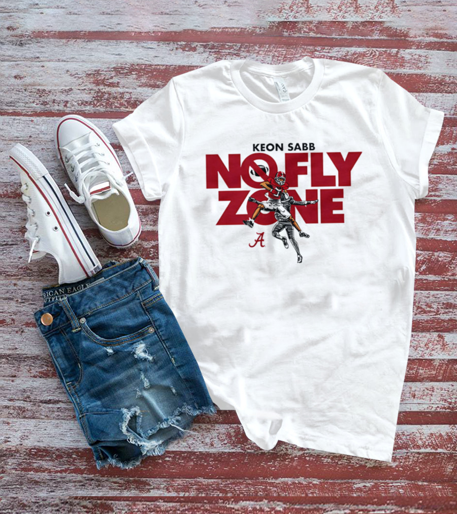 Keon Sabb No Fly Zone Alabama Football NCAA T-Shirt