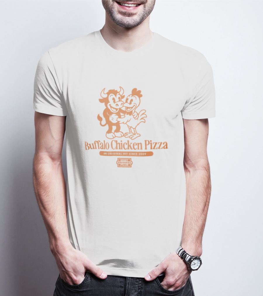 Buffalo Chicken Pizza An Original Hit Since 2009 Cartoon Characters T-Shirt