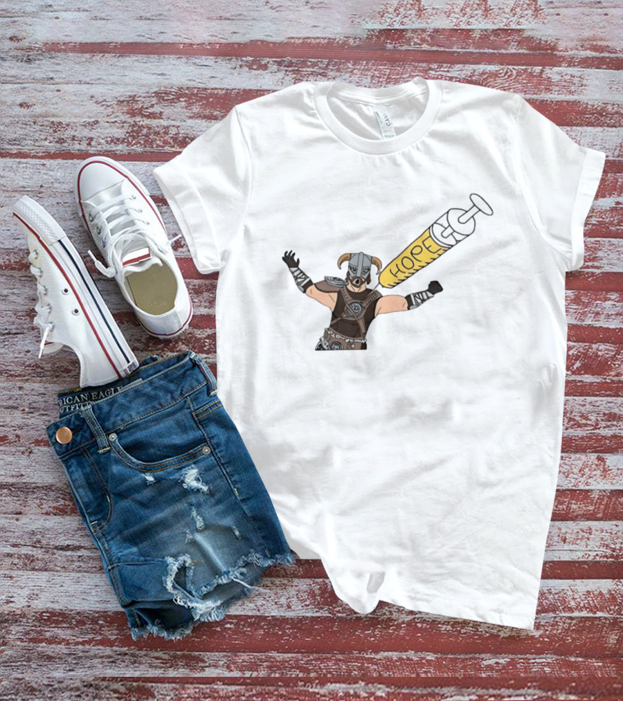 Dragonborn Youtooz Hope Syringe Helmet Warrior T-Shirt