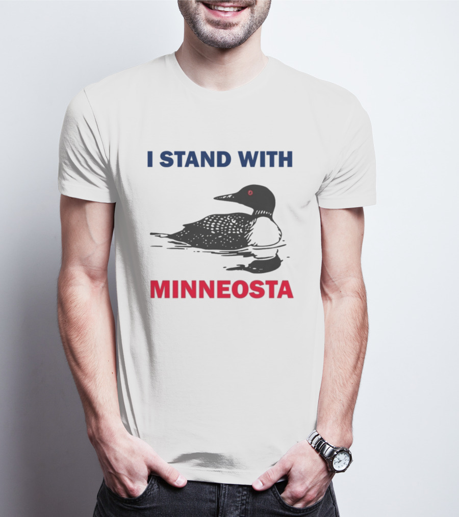 I Stand With Minnesota Common Loon T-Shirt