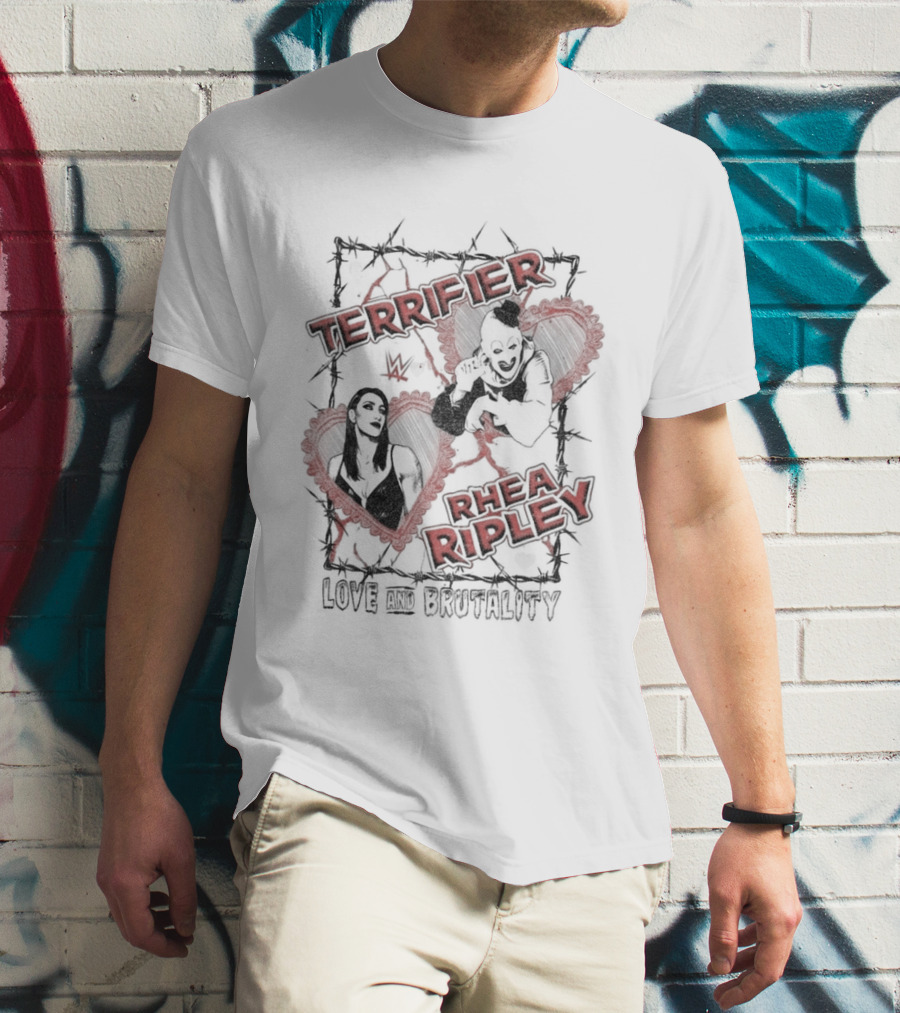 Terrifier Rhea Ripley Love And Brutality Ripple Junction T-Shirt