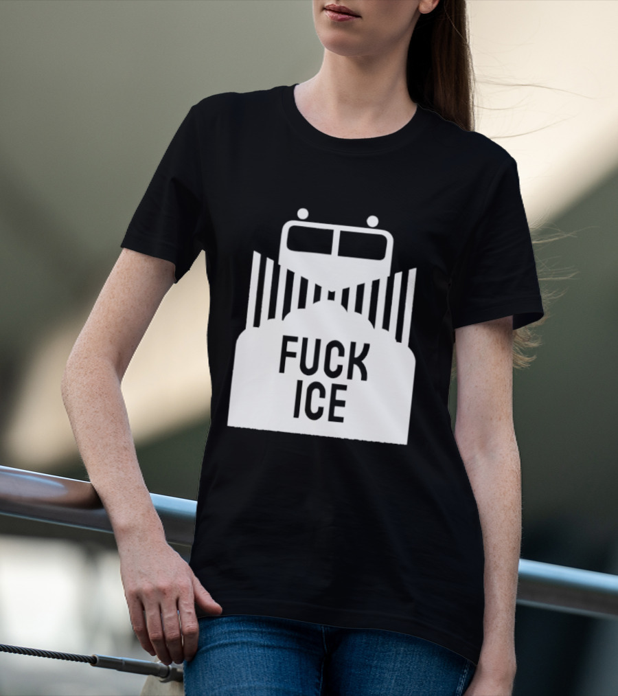 Fuck Ice Detention Abolition Protest Message T-Shirt