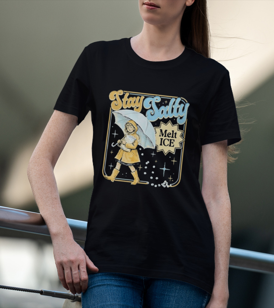 Stay Salty Melt ICE Umbrella Girl T-Shirt
