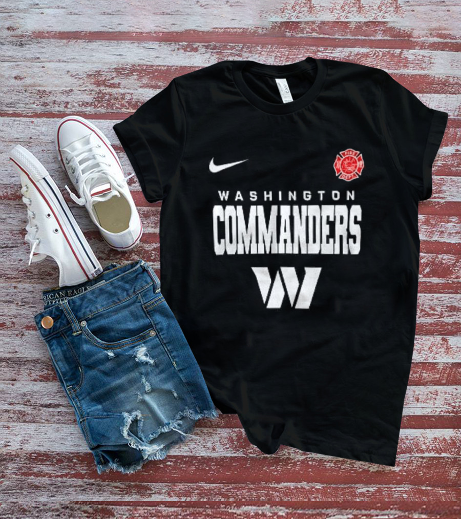 Washington Commanders Red Friday Firefighter Nike Team T-Shirt