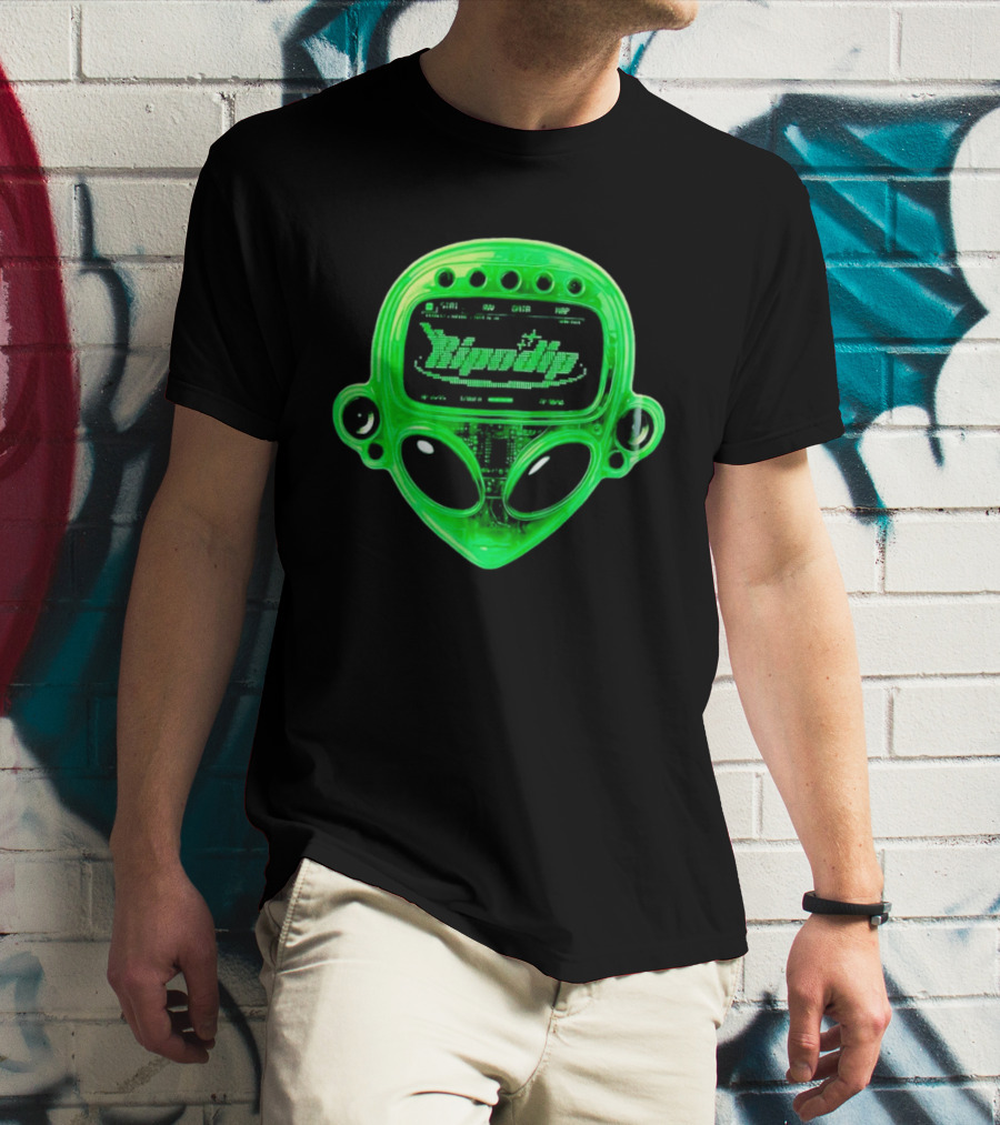 Ripndip Alien HP Level AP Green Transparent Device T-Shirt
