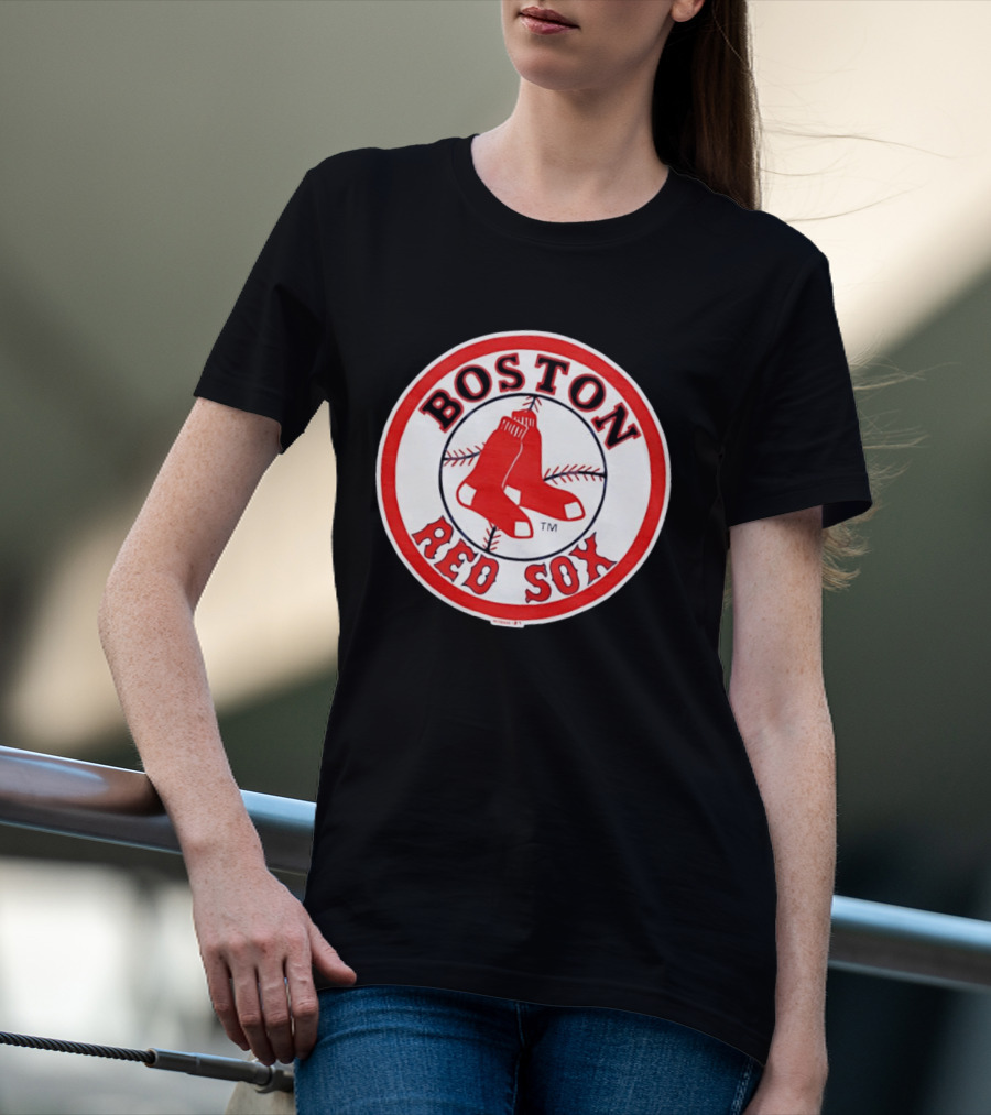 Boston Red Sox Hanging Red Socks Baseball Team T-Shirt