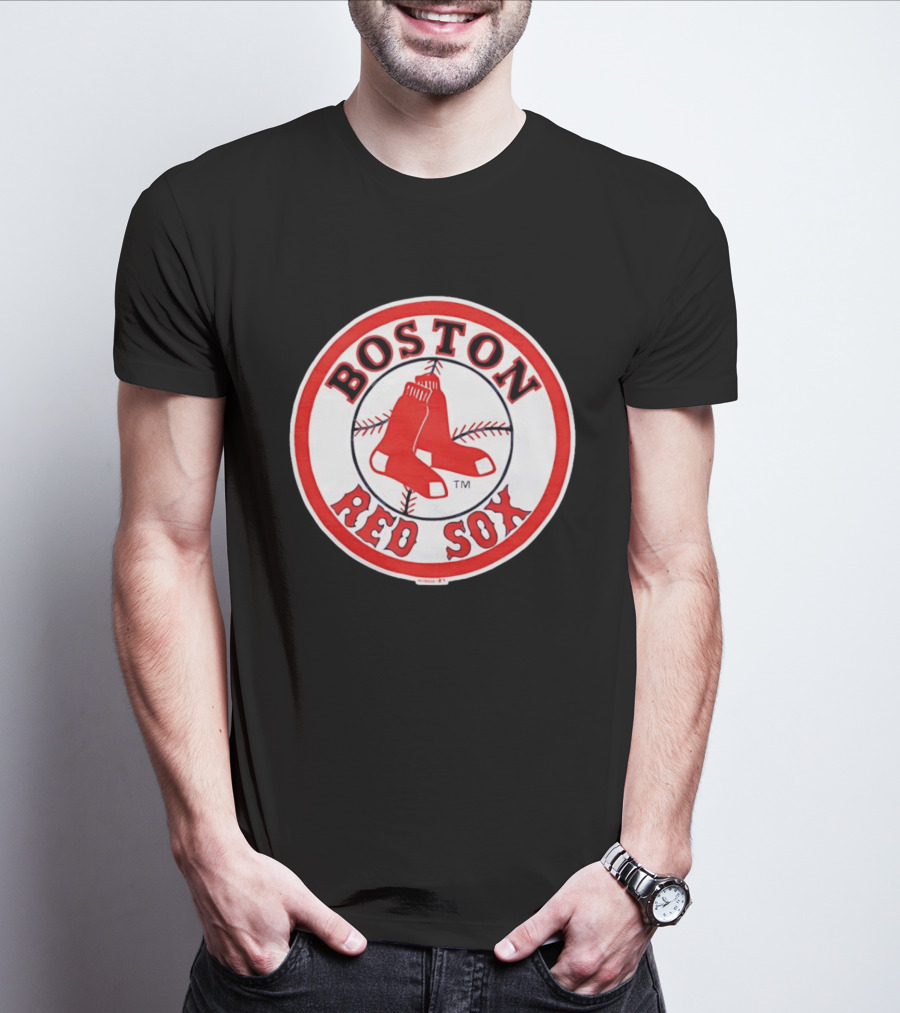 Boston Red Sox Hanging Red Socks Baseball Team T-Shirt