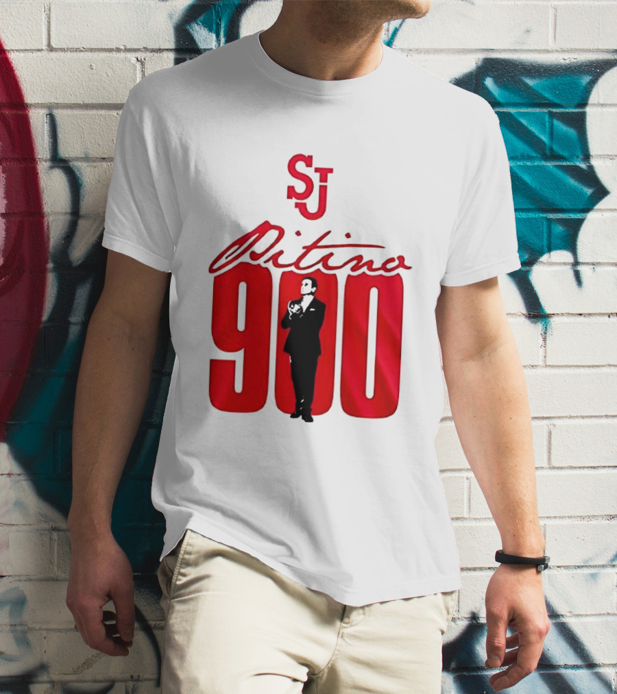 St. John's Rick Pitino 900 Victory Celebration 2026 T-Shirt