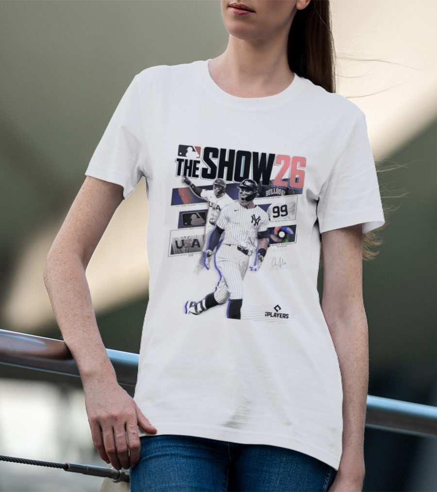 MLB The Show 26 Aaron Judge Yankees Cover Athlete T-Shirt