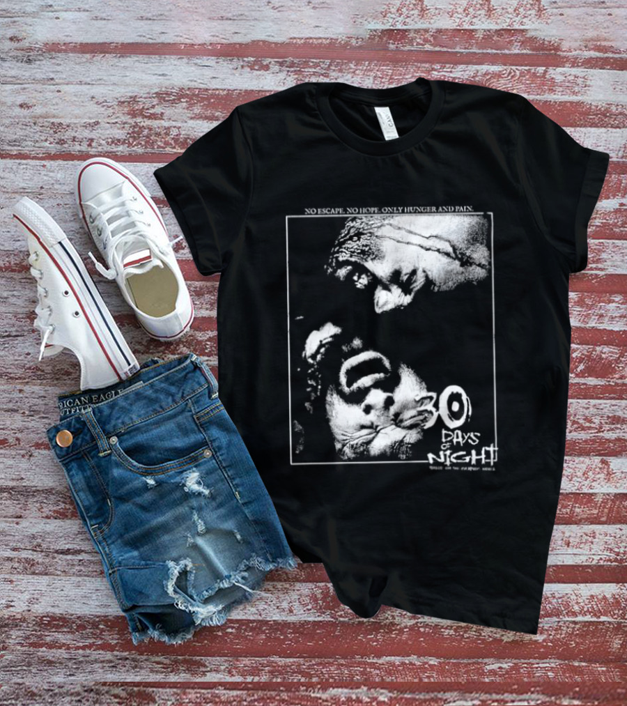 30 Days Of Night No Escape No Hope Only Hunger And Pain Graphic Novel Horror T-Shirt