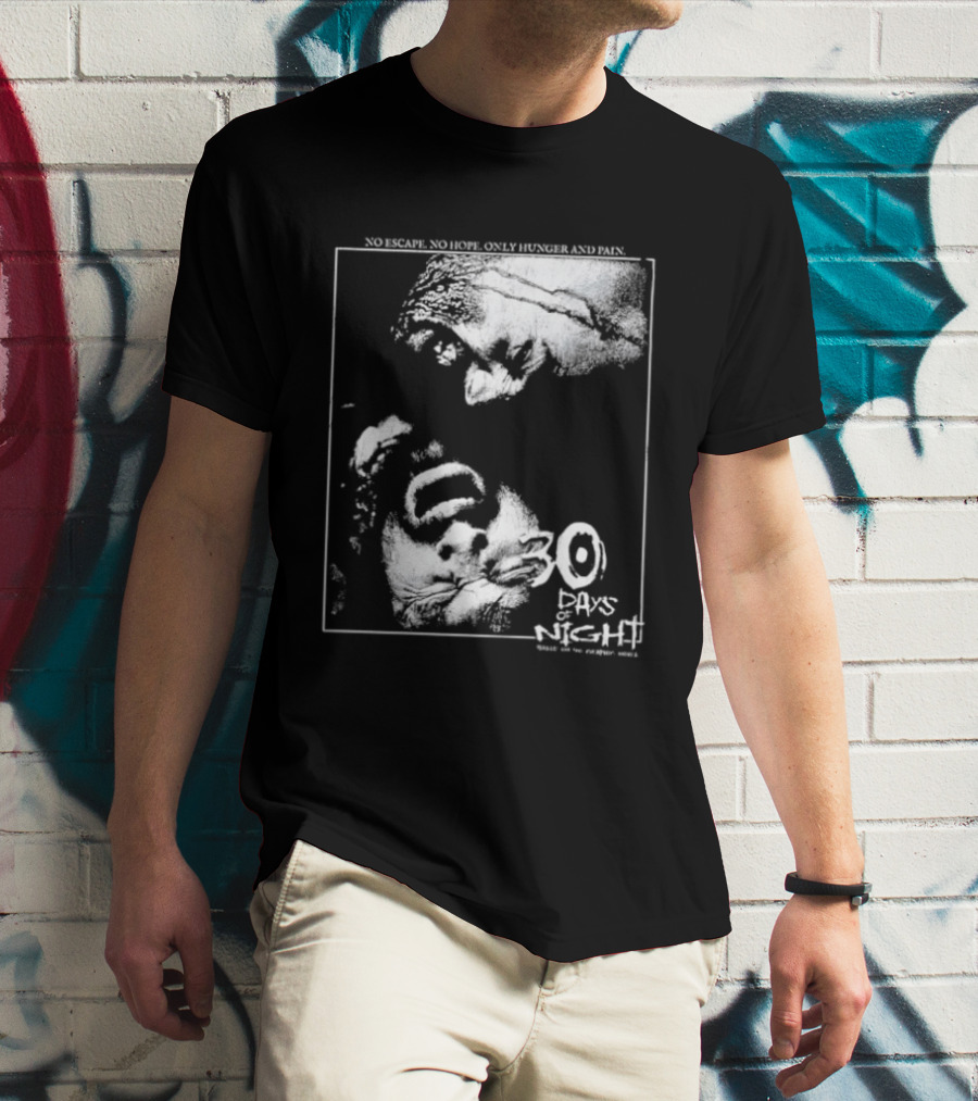 30 Days Of Night No Escape No Hope Only Hunger And Pain Graphic Novel Horror T-Shirt