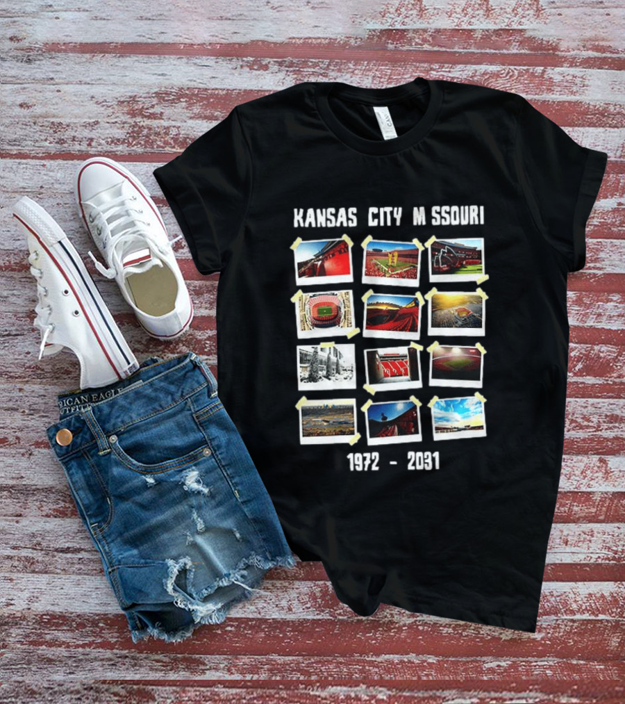 Arrowhead Legacy Stadium Kansas City Missouri 1972 2031 Iconic Memories T-Shirt