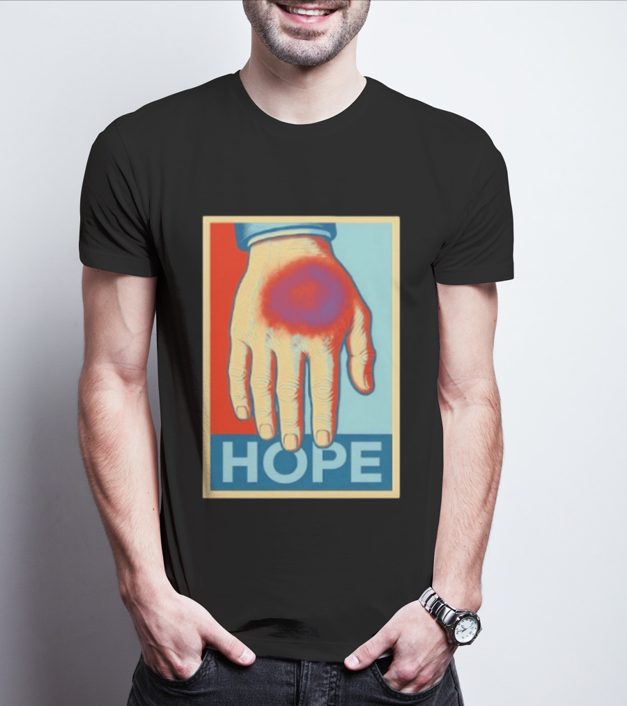 Trump Hope Hand Pop Art Style Springs Eternal T-Shirt