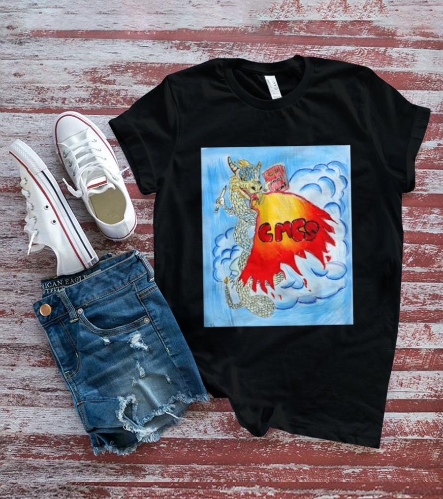 CMCS Yearbook Dragon 2026 Cloud Fire T-Shirt