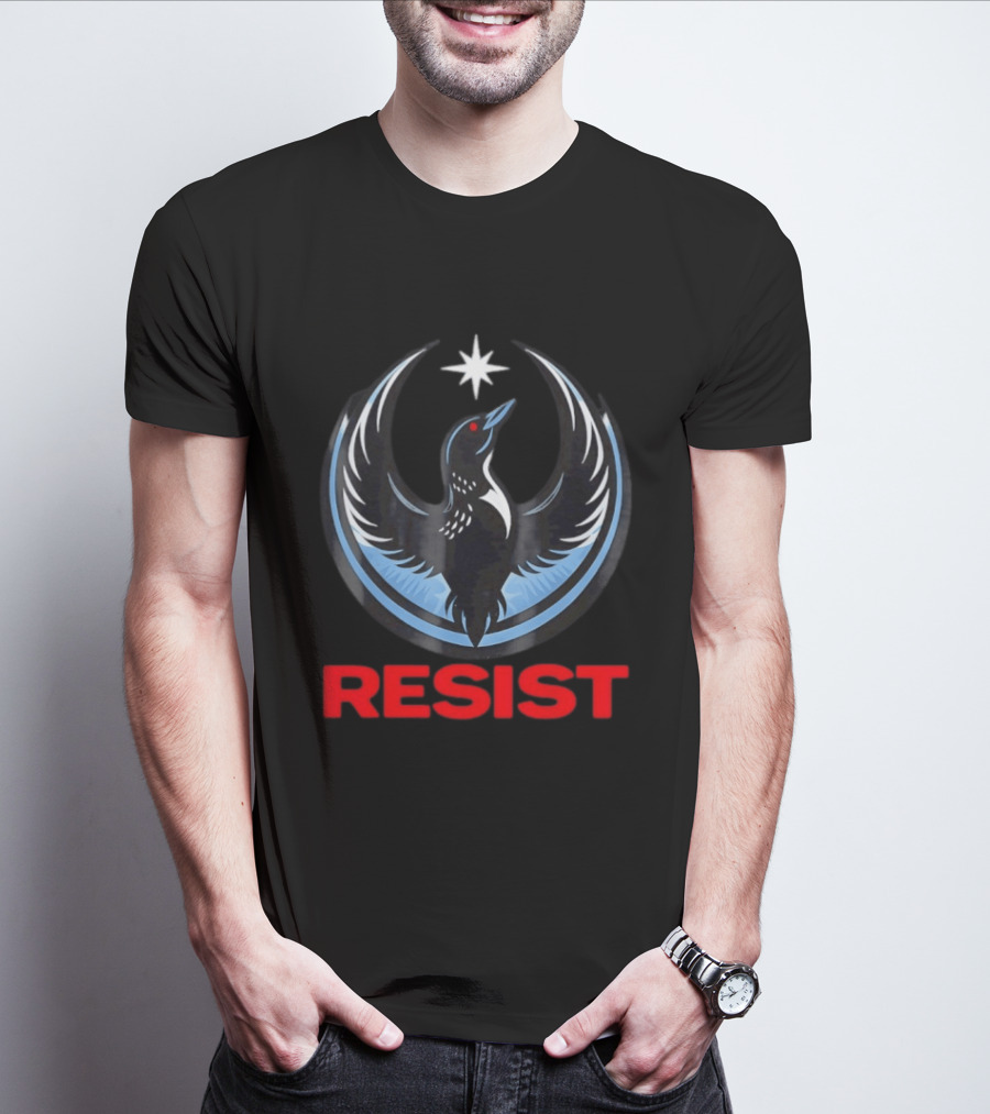Minnesota Rebel Resist Loon Star T-Shirt