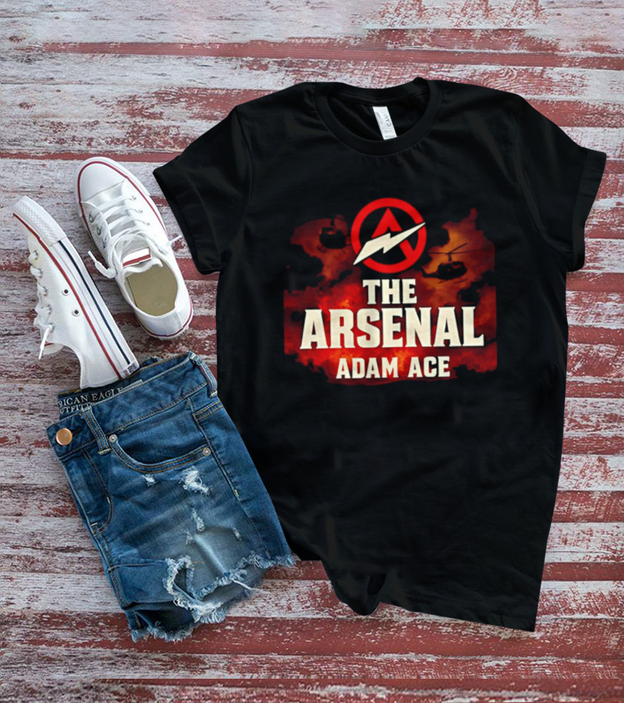 The Arsenal Adam Ace Helicopter Ride Adventure T-Shirt
