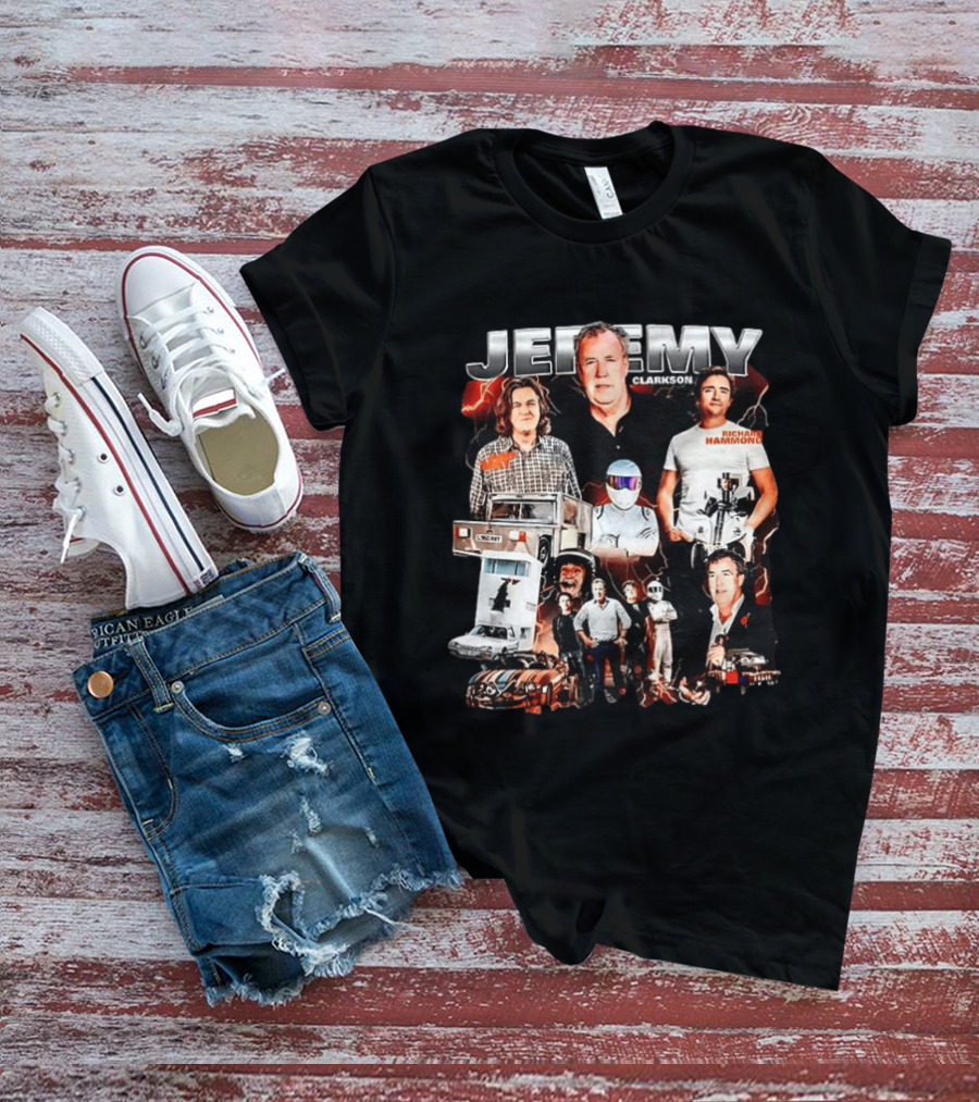 Jeremy Clarkson Richard Hammond Stig Top Gear Inspired Former Presenters T-Shirt
