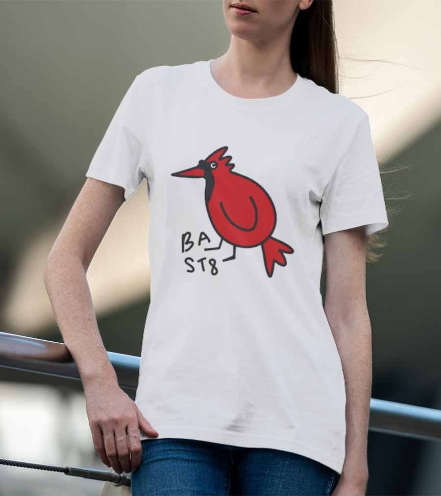 Ball State Cardinal Bird Doodle BSU Football T-Shirt