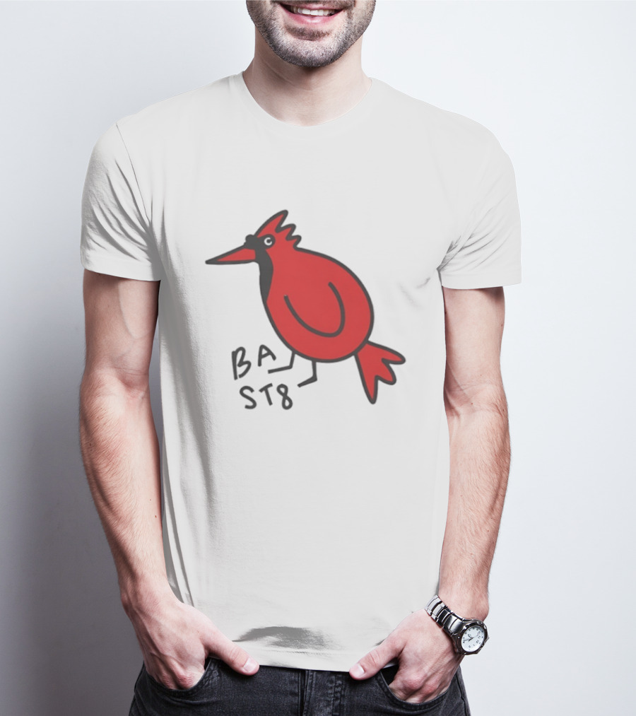 Ball State Cardinal Bird Doodle BSU Football T-Shirt