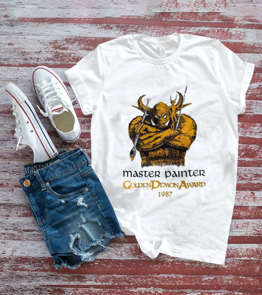 Master Painter Golden Demon Award 1987 Vintage Monster T-Shirt