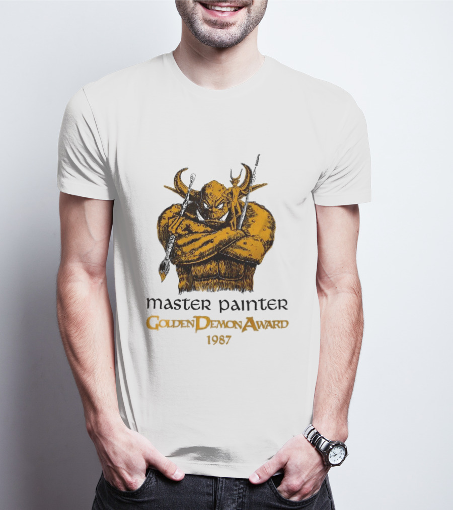 Master Painter Golden Demon Award 1987 Vintage Monster T-Shirt
