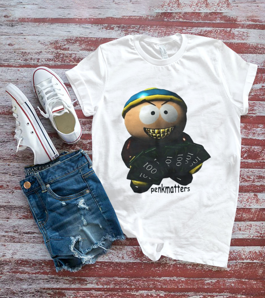 Eric Cartman Penkmatters Money Grinning South Park T-Shirt