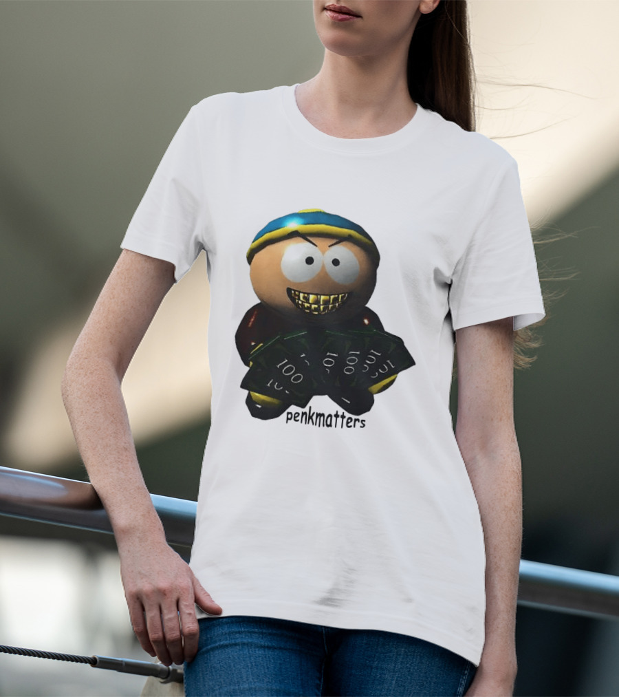 Eric Cartman Penkmatters Money Grinning South Park T-Shirt