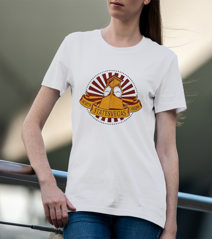 Statesvegas North Carolina Tower T-Shirt