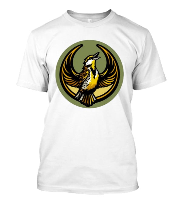 Western Meadowlark Rebel Alliance Icon Star Wars Symbol Bird Motif T-Shirt