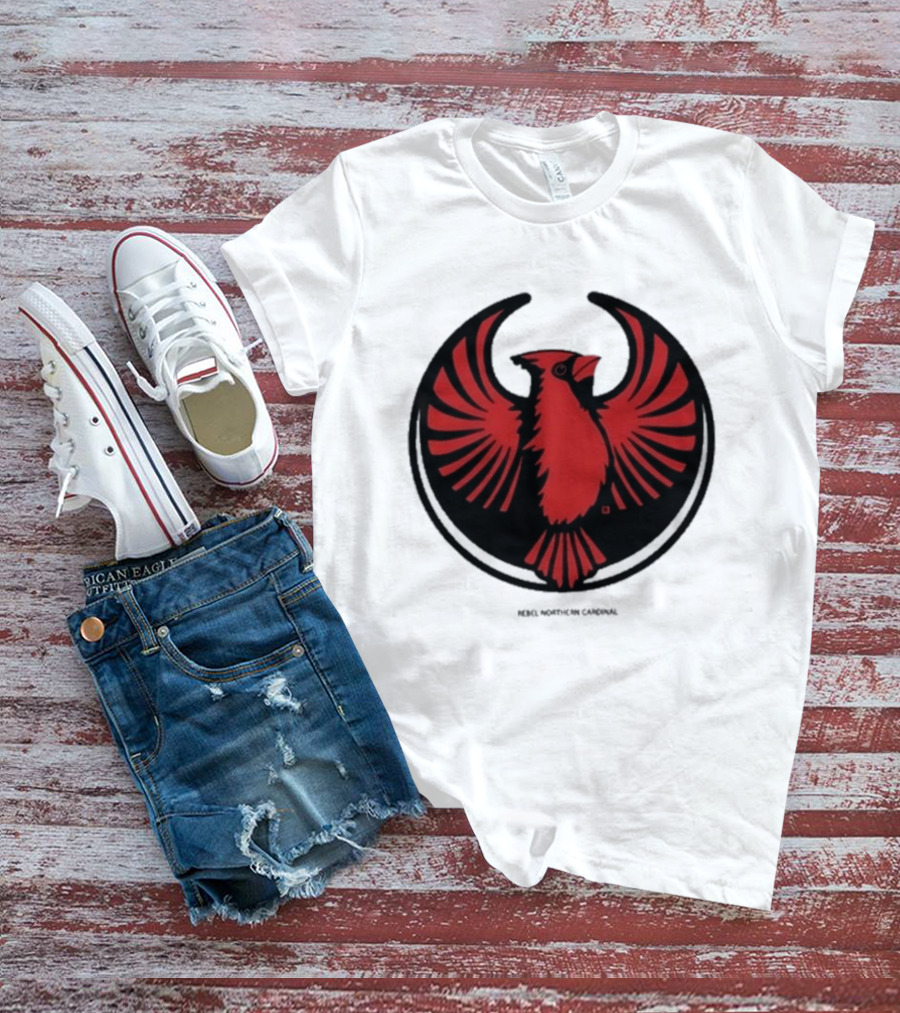 Rebel Northern Cardinal Alliance Heavyweight Bird T-Shirt