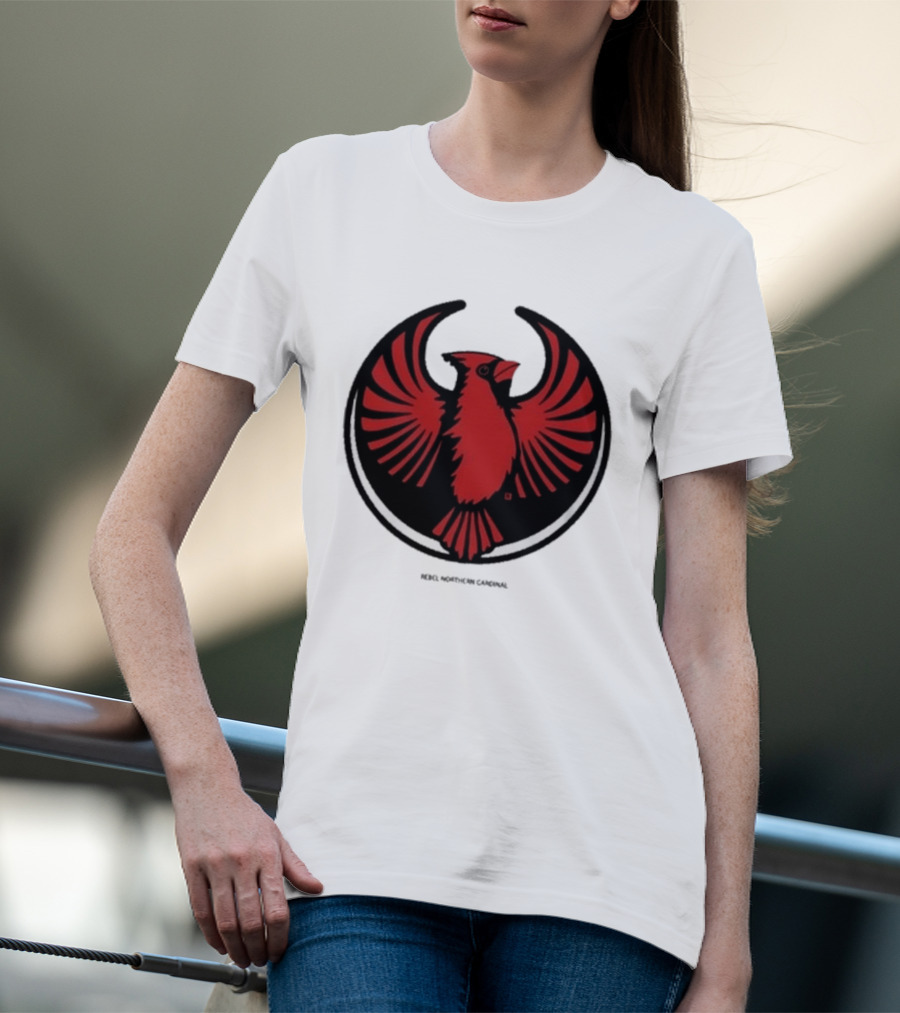Rebel Northern Cardinal Alliance Heavyweight Bird T-Shirt