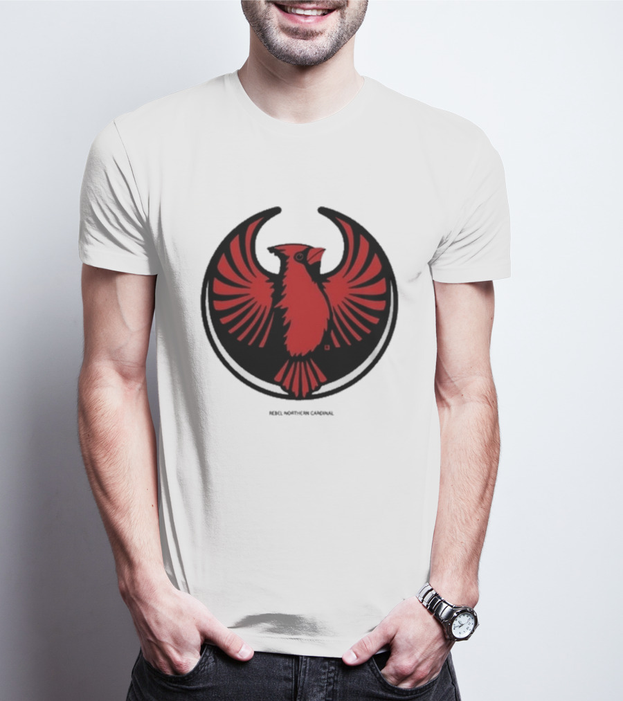 Rebel Northern Cardinal Alliance Heavyweight Bird T-Shirt