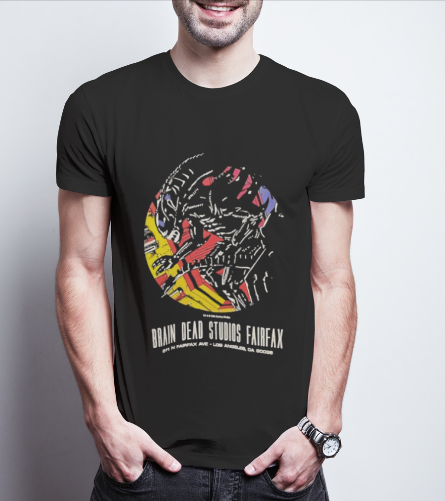 Brain Dead Studios Fairfax Alien One To Another Aug 4 Los Angeles CA RSVP T-Shirt