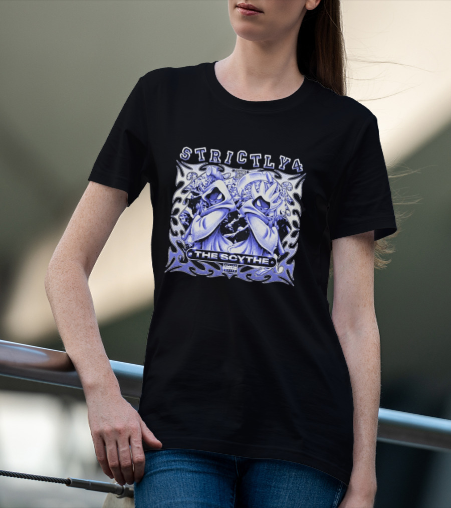 Strictly 4 The Scythe Denzel Curry Album Cover Ravens Banner T-Shirt