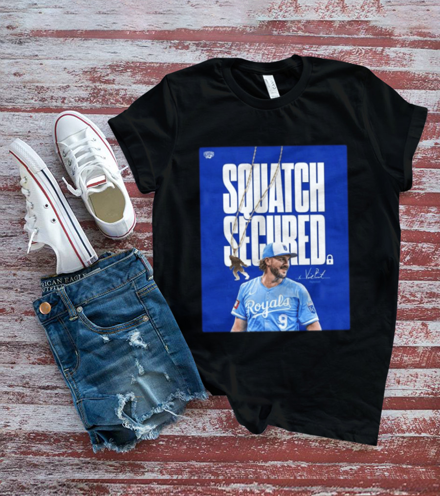 Squatch Secured Vinnie Pasquantino Royals Signature Collection T-Shirt