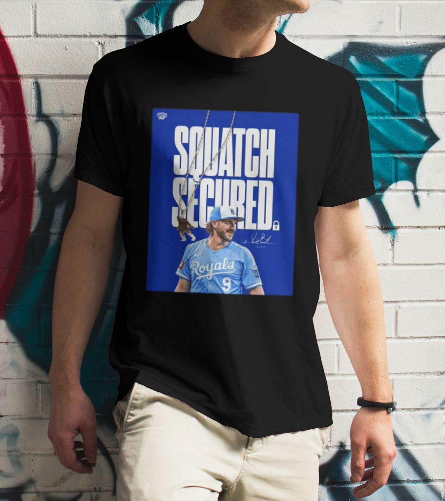 Squatch Secured Vinnie Pasquantino Royals Signature Collection T-Shirt