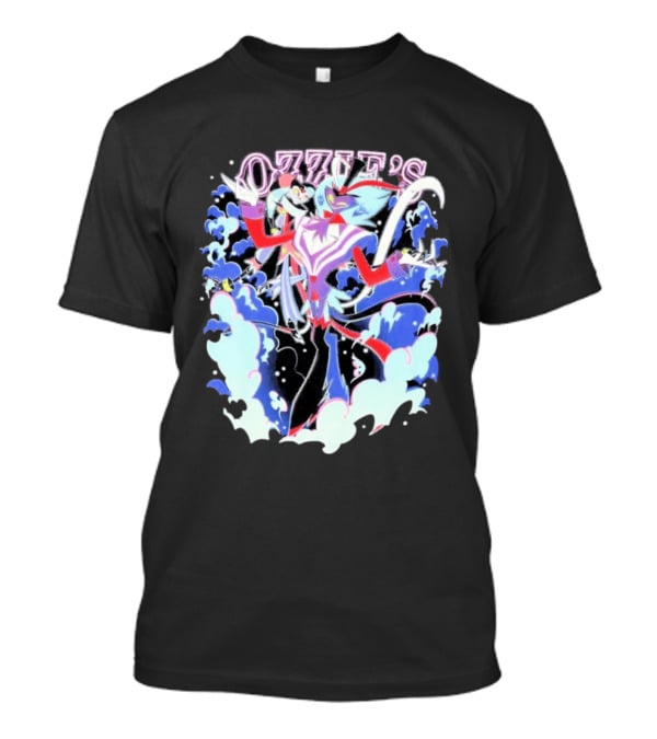 Ozzie's Helluva Boss Fizzarolli Asmodeus Clouds T-Shirt