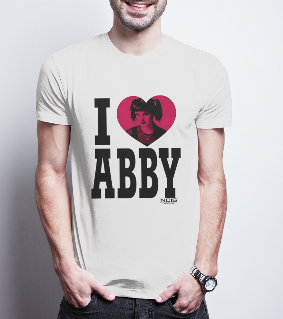 I Love Abby NCIS Pauley Perrette Fan Merchandise T-Shirt