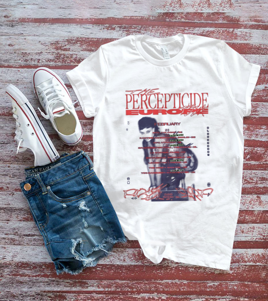 PERCEPTICIDE Europe Tour 2026 Dates And Locations T-Shirt