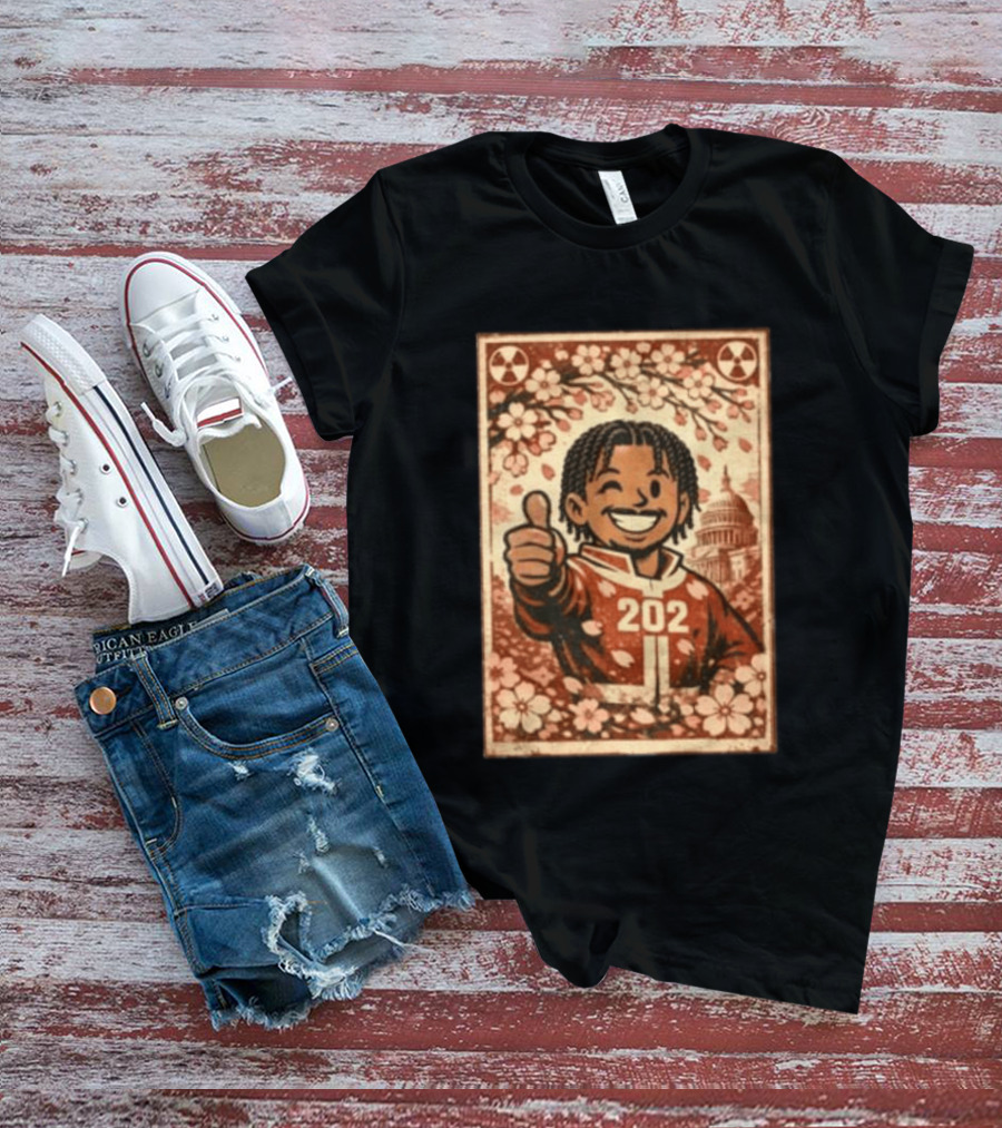 Vault 202 February 26 Cherry Blossom Capitol Thumbs Up T-Shirt