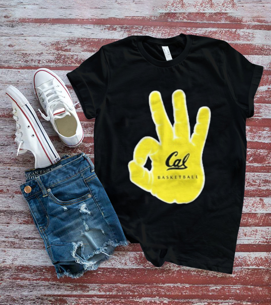 Cal Basketball Hand Sign California Golden Bears T-Shirt