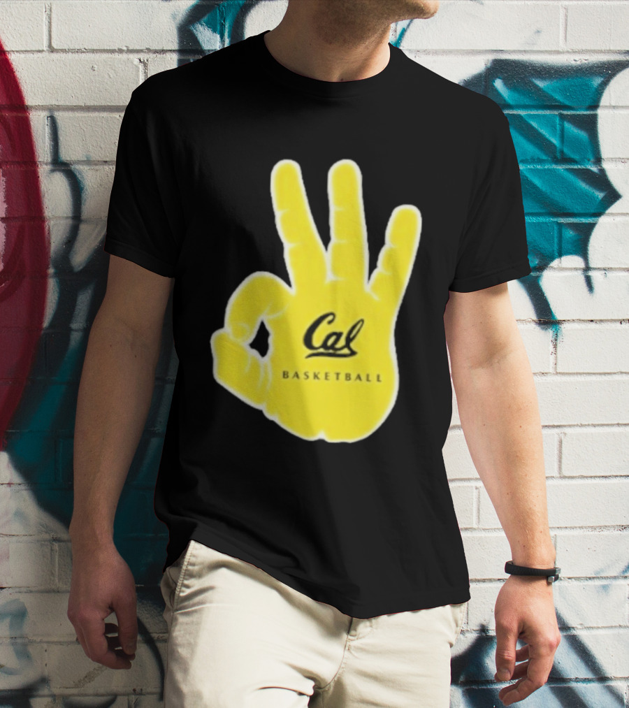 Cal Basketball Hand Sign California Golden Bears T-Shirt