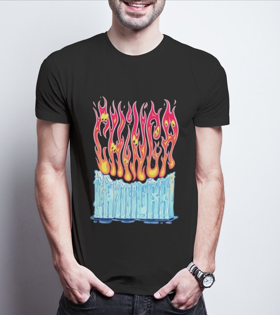 Chili Chimichanga Ice Fire Fusion Melting Pantera T-Shirt