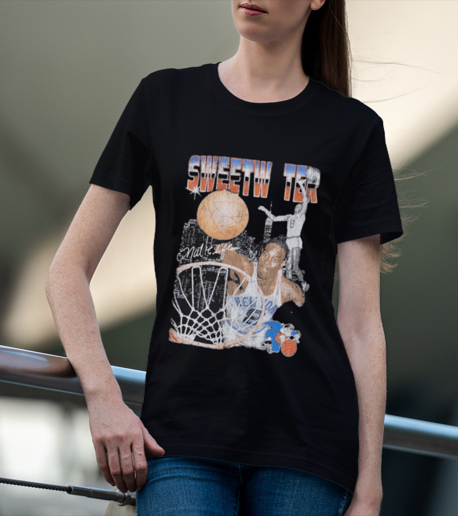 Mitchell And Ness Nathaniel Clifton Sweetwater New York Knicks NBA Pioneers Player T-Shirt
