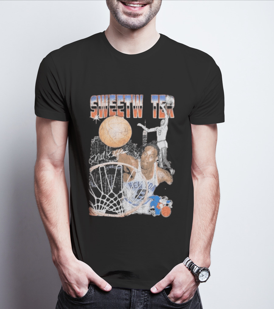 Mitchell And Ness Nathaniel Clifton Sweetwater New York Knicks NBA Pioneers Player T-Shirt