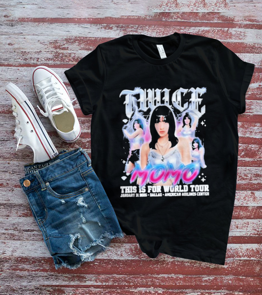 TWICE Momo This Is For World Tour August 17 2019 Kuala Lumpur Axiata Arena Concert T-Shirt