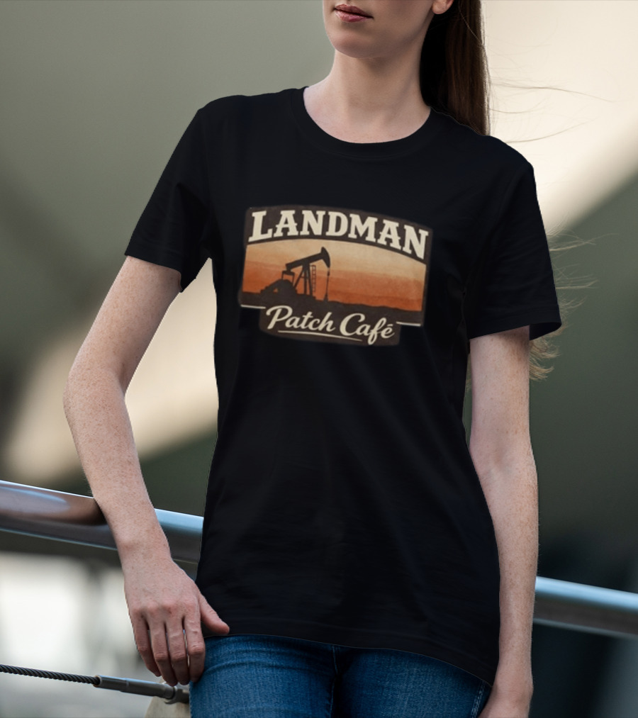 Landman Patch Café Oilfield T-Shirt