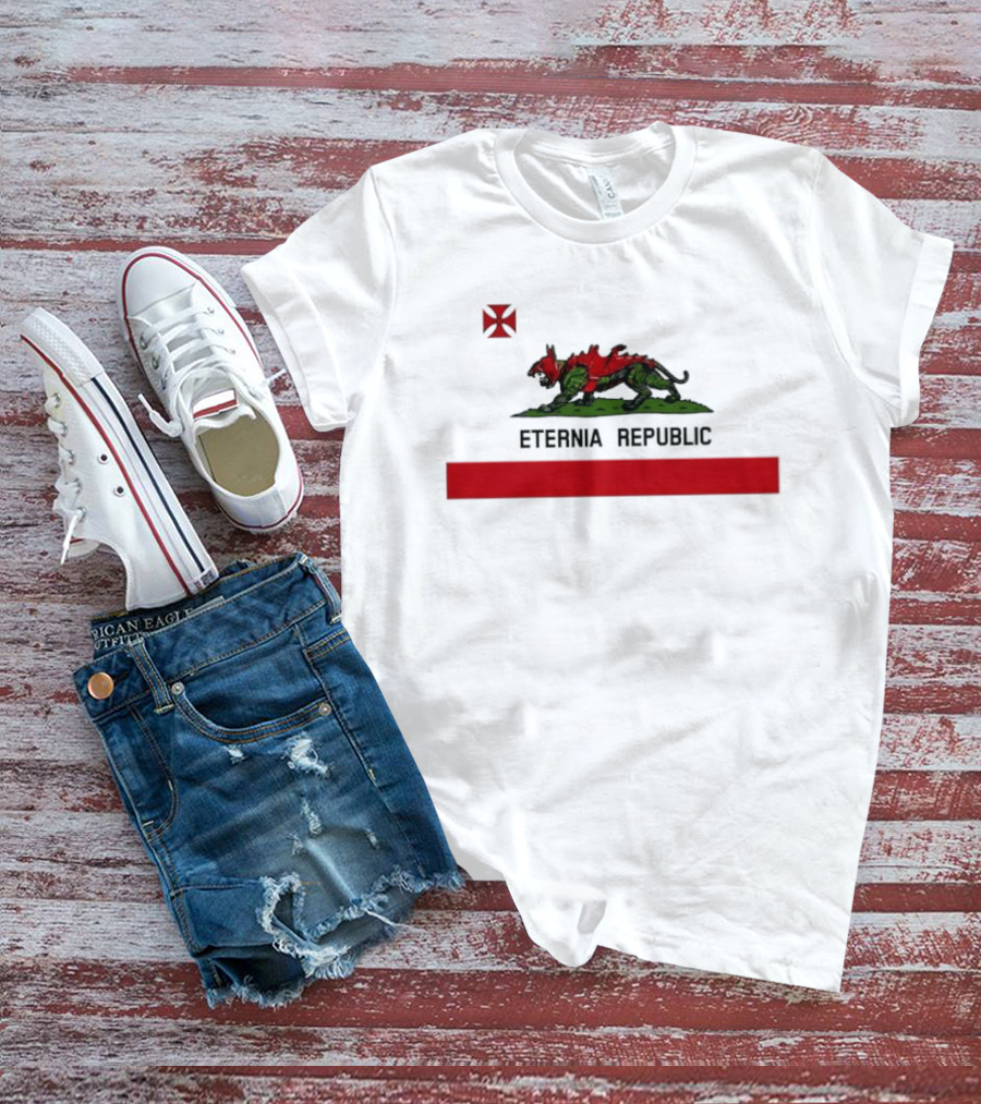 Eternia Republic Battle Cat Emblem Power And Honor T-Shirt