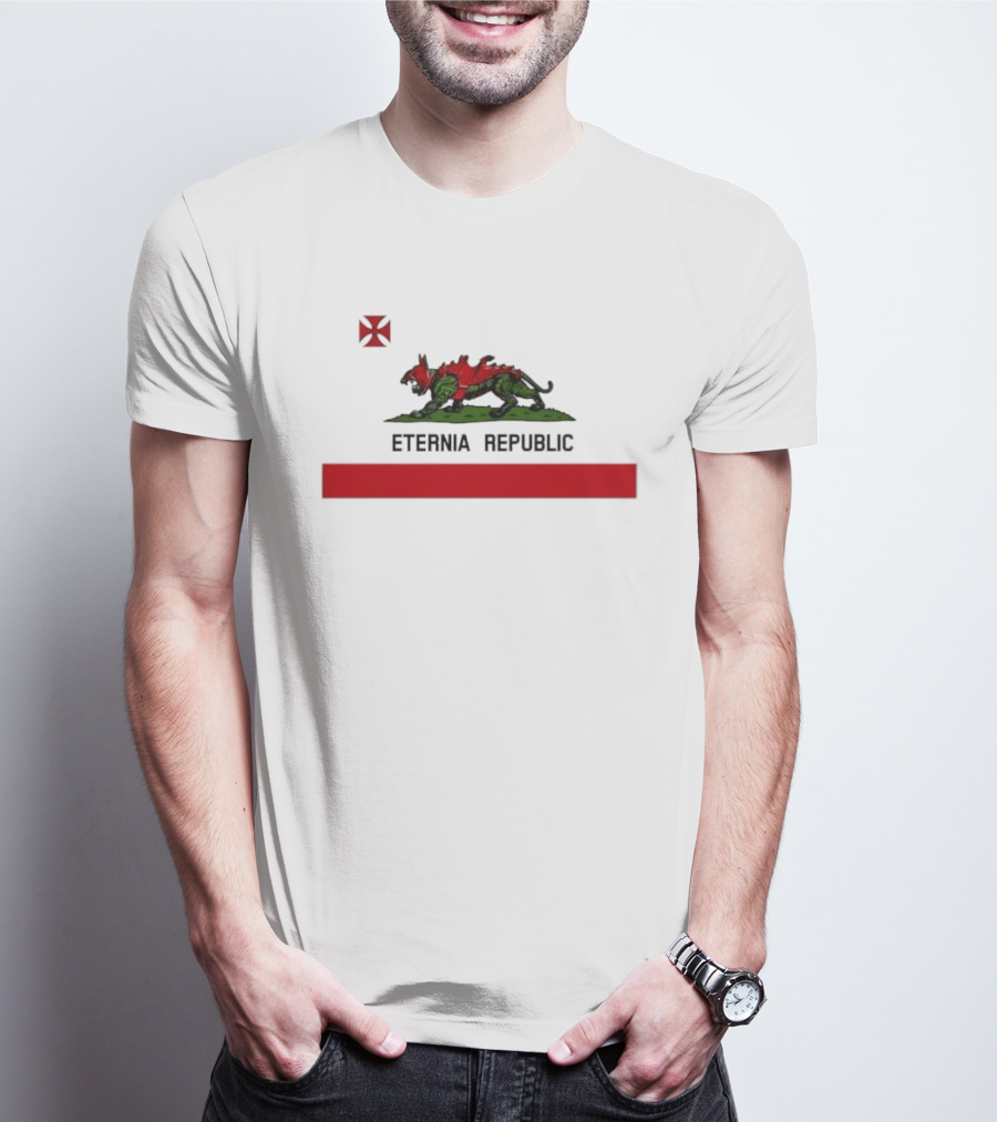Eternia Republic Battle Cat Emblem Power And Honor T-Shirt