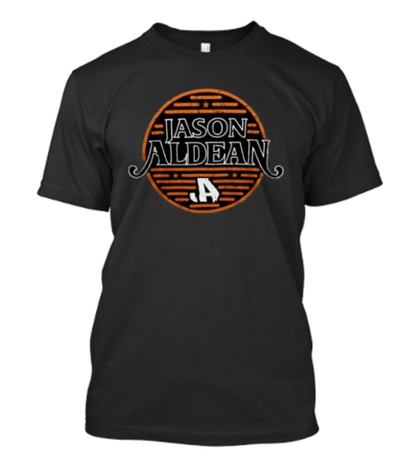 Jason Aldean Full Throttle World Tour 2026 JA Circle T-Shirt